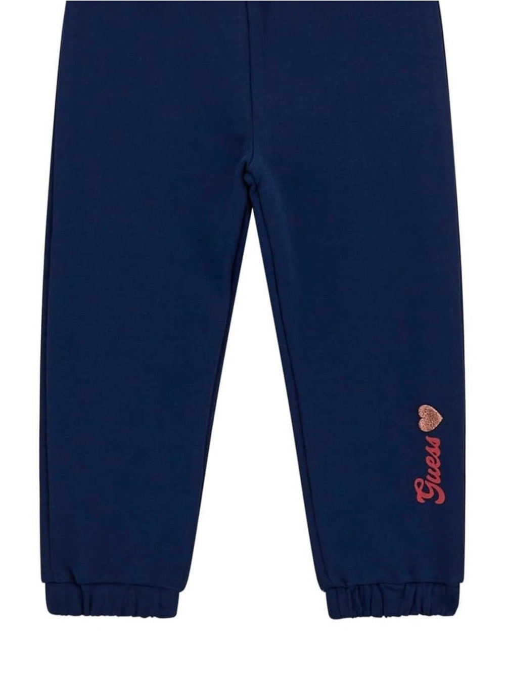 Guess Cotton Logo Joggers Sweatpants GIRLS US Size 6 Navy Blue